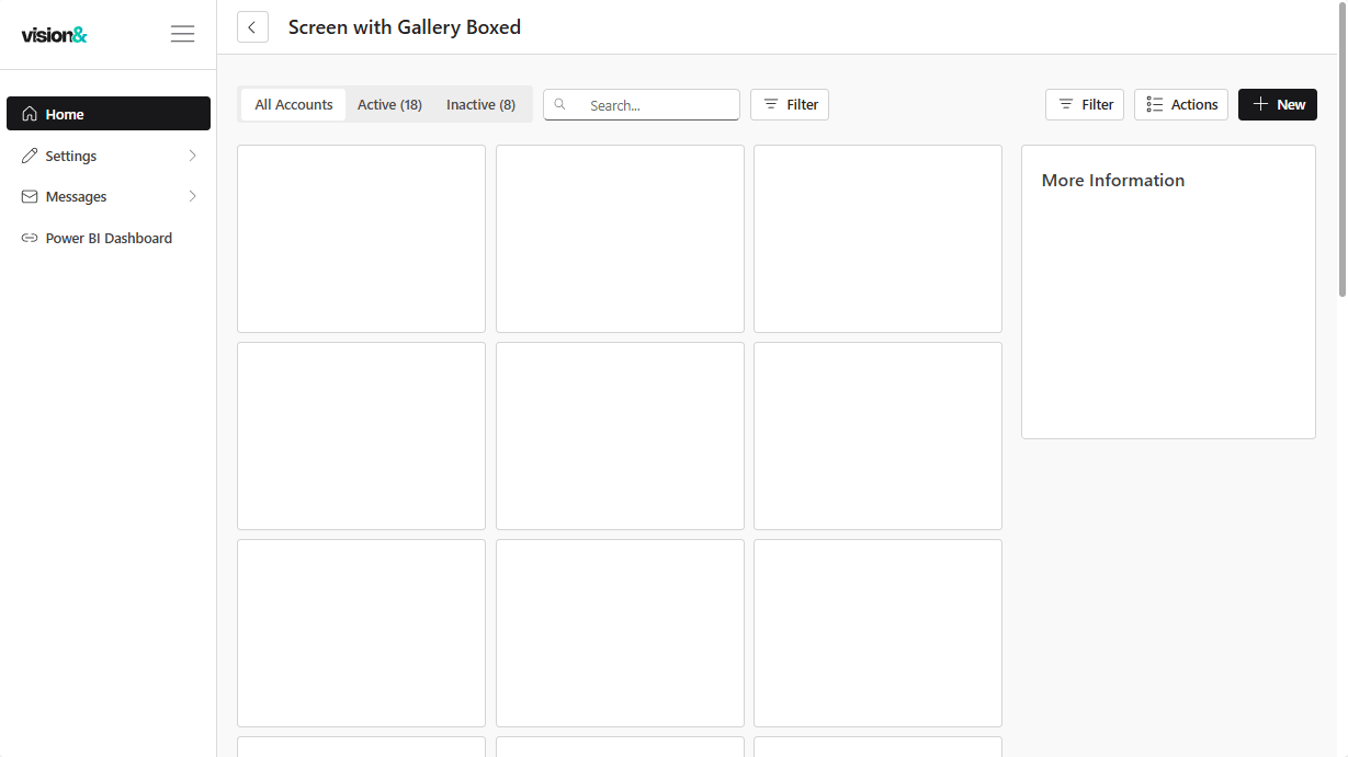 Screen with Gallery, Boxed preview